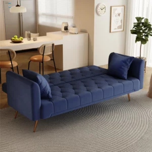 New sofa design convertible sofa bed furniture living room foldable futon sofa - Image 2