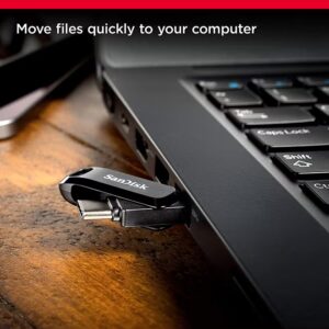 sandisk 128GB Ultra Dual Drive Go USB 3.2 Gen 1 Read Speed 400 MBps Type-C Flash Drive, Black,smartphone tablets and macs - SDDDC3-128G-G46 128 GB - Image 5