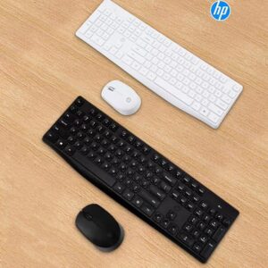 HP CS10 White Wireless Keyboard and Mouse Combo, 2.4 GHz Wireless Connection, Professional Optical Sensor, Optimized Keys White - Image 4