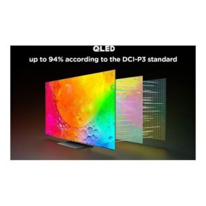 TCL Television 65 Inch Smart TV 4K QLED HDR Ultra HD,32GB ROM,Game Master 2.0 Dolby Vision, Google TV, IQ-Atmos HDR 1000 nits IMAX Enhanced 144HZ VRR - 1 Year Warranty (2023 Model) 65C745 Black - Image 4