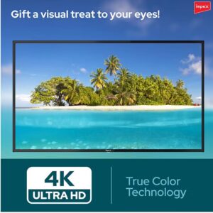 Impex 60-Inch 4K UHD Smart LED TV - Latest Android Version, Quad Core, A+ Panel, Wi-Fi, 3 HDMI, 2 USB, RJ45, DVB-T2, 3840x2160 Resolution, 176° View, Slim Design, 2 Year Warranty - GLORIA 60 UHD SMART Black - Image 5