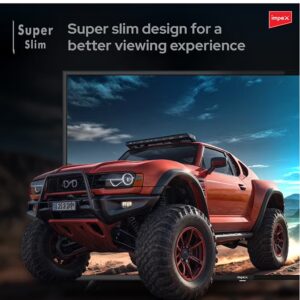 Impex 60-Inch 4K UHD Smart LED TV - Latest Android Version, Quad Core, A+ Panel, Wi-Fi, 3 HDMI, 2 USB, RJ45, DVB-T2, 3840x2160 Resolution, 176° View, Slim Design, 2 Year Warranty - GLORIA 60 UHD SMART Black - Image 6
