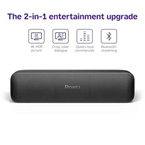 Roku Streambar SE | 2-in-1 TV Soundbar with Built-in 4K/HD/HDR Streaming, Premium Speakers, & Enhanced Speech Clarity for Crisp, Clear Dialogue - Quick Guided Simple Setup - Image 5