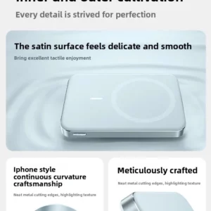 Anker MagGo Power Bank Ultra-Slim 10,000mAh Magnetic Battery Pack 7.5W Ultra-Fast Portable Charger Ergonomic Design - Image 4
