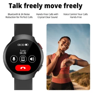 AIWR Orbit Smart Watch, GPS, 1.43'' AMOLED, AI Watch Faces ChatGPT, ENC Call, Heart Rate Monitor 5ATM Waterproof for Android iOS - Image 3