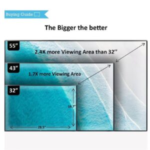 SUPER GENERAL 32 Inch Smart LED TV | HD 1366 x 768 Resolution | Android TV with Wi-Fi & DLNA | Quad-Core Processor | 16W Speaker Power | 2x HDMI, 2x USB | Netflix, YouTube, Shahid and MAXHUB SHARE Feature SGLED32PS12TS2 black - Image 6