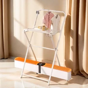 Clothes rack floor-standing vertical clothes rack folding multi-function drying rack - Image 3