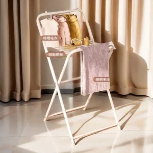 Clothes rack floor-standing vertical clothes rack folding multi-function drying rack - Image 6