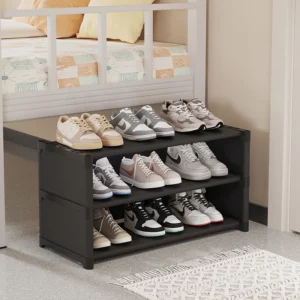 New Simple Shoe Rack Dormitory Bed Bottom Multi-Layer Household Storage Shoe Cabinet Artifact Dust-Proof Belt Wheel Shoe Rack - Image 2