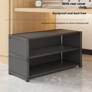 New Simple Shoe Rack Dormitory Bed Bottom Multi-Layer Household Storage Shoe Cabinet Artifact Dust-Proof Belt Wheel Shoe Rack - Image 4