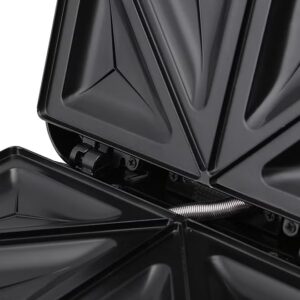 Olsenmark 2 Slice Sandwich Maker Toaster OMGM2321, 750W Equipped With Non-Stick Coating And Overheat Protection, Perfect For Making Sandwiches, Bread Toast 750 W OMGM2321 Black - Image 3