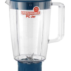 Olsenmark 2-In-1 Juicer Blender Chopper Set 1.8 L OMSB2238, 650W Powerful Motor With 2 Speed Setting And Pulse, Transparent And Unbreakable Plastic Jars With Stainless Steel Blade, Grinder Attachment 1.8 L 650 W OMSB2238 Blue/Clear - Image 7