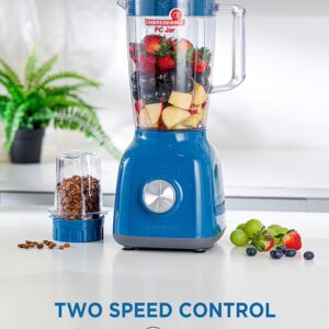 Olsenmark 2-In-1 Juicer Blender Chopper Set 1.8 L OMSB2238, 650W Powerful Motor With 2 Speed Setting And Pulse, Transparent And Unbreakable Plastic Jars With Stainless Steel Blade, Grinder Attachment 1.8 L 650 W OMSB2238 Blue/Clear - Image 11