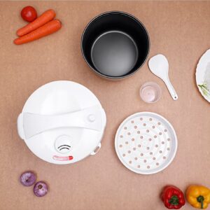 Olsenmark Rice Cooker , Cook, Steam and Keep Warm Function, Non-Stick Inner Pot - Measuring Cup, Plastic Rice Cooker Spoon, Durable and Tougher Outer Body 2.2 L 900 W OMRC2136 Pink/White - Image 4