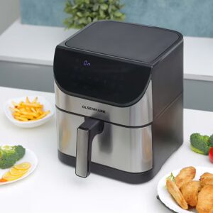 Olsenmark Digital Air Fryer with Non-Stick Frying Pot and Tray , Oil Free Cooking/ LED Display with Touch Screen, 10 Preset Cook Modes, 1-60 minutes Timer/ for Making Fries, Steak, Chicken, Meat, Bread/ 2 Years Warranty 6 L 1700 W OMAF2346J Black and Silver - Image 8