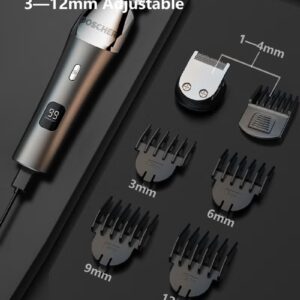 DOSCHER Electric Hair Trimmer for men, Body Shaver Groomer Safe Suitable, Shaver Rechargeable Waterproof Wet And Dry - Image 10