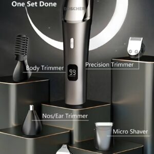 DOSCHER Electric Hair Trimmer for men, Body Shaver Groomer Safe Suitable, Shaver Rechargeable Waterproof Wet And Dry - Image 11
