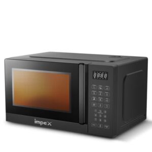 Impex 20L Digital Microwave Oven (MO 8101ADB) | 700W Power | 8 Preset Menus | 10 Power Levels | Child Safety Lock | Defrost Function | 99-Min Timer | Push Button Door | 255mm Glass Turntable | 2-Year Warranty | Compact & Efficient Kitchen Appliance 20 L 700 W MO 8101ADB Black 20 L 700 W MO 8101ADB Black - Image 9