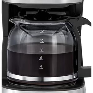 BLACK+DECKER 12-Cup Coffee Maker, Programmable Drip Coffee Machine, 1.5L Glass Carafe, 24-Hour Timer, Keep Warm Function, LCD Display, Auto Shut-Off, Boil Dry Protection, 1.5 L 900 W DCM85-B5 Black/Silver - Image 8
