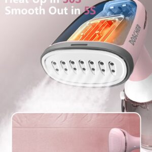 DOSCHER 1500W Handheld Garment Steamer for Clothes – Portable Steam Iron 280mL Tank & Powerful Penetration, Quick Wrinkle Remover - Image 4