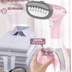 DOSCHER 1500W Handheld Garment Steamer for Clothes – Portable Steam Iron 280mL Tank & Powerful Penetration, Quick Wrinkle Remover - Image 7