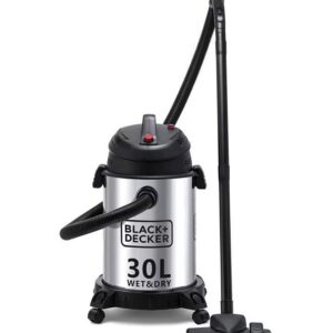 BLACK+DECKER Canister Stainless Steel Vacuum Cleaner With Wet And Dry Function 30 L 1610 W WV1450-B5 Silver/Black - Image 7