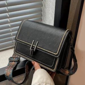 Mini Cross-Body Bags for Women, Adjustable Strap, Small Square Design Purse, Fashion Shoulder Bag, New Designer Mini Leather Bag - Image 8
