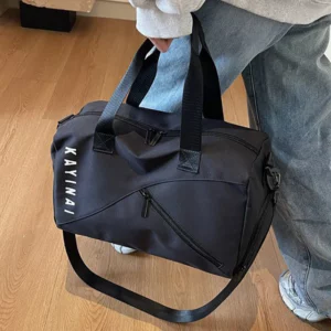 Dry Wet Gym Handbag Zipper Sports Fitness Bag Large Capacity Swimming Yoga Pack With Shoes Pocket Outdoor Training Shoulder Bags - Image 5