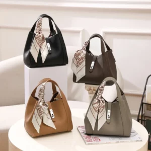 Autumn and winter new versatile bag high-end vegetable basket women's bag portable shoulder crossbody bucket bag - Image 6
