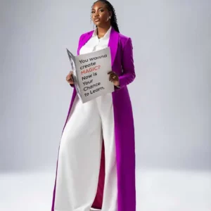 Vintage Women Suit Long Blazer 1Pcs Coat Jacket Wedding Prom Dress Double Breasted Customized Sexy V Neck Floor Length Outfit - Image 6