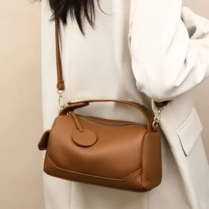 Women's Bags Fashion PU Leather Top Carrying Bag Handbags Multi Pocket Design Multifunctional Crossbody Tote Bag Shoulder Bag - Image 4