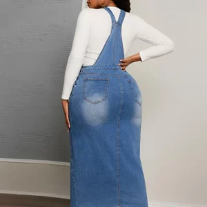 XL-5XL Plus Size Clothes Dresses Women Robes Summer Autumn Loose Street Style Casual 3XL 4XL Big Size Maxi Dress Oversized - Image 4