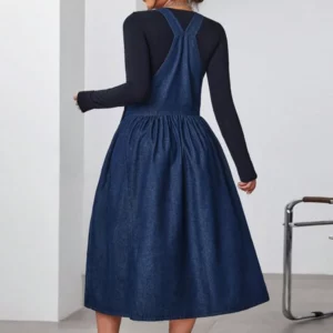 XL-5XL Plus Size Clothes Dresses Women Robes Summer Autumn Loose Street Style Casual 3XL 4XL Big Size Midi Dress Oversized - Image 5