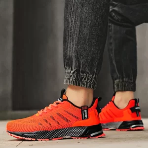 Men's Fashion Sneakers Breathable Comfortable Lightweight Walking Shoes Casual Sports Running Tennis Gym Training Shoes for Men - Image 2