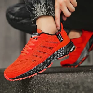 Men's Fashion Sneakers Breathable Comfortable Lightweight Walking Shoes Casual Sports Running Tennis Gym Training Shoes for Men - Image 3