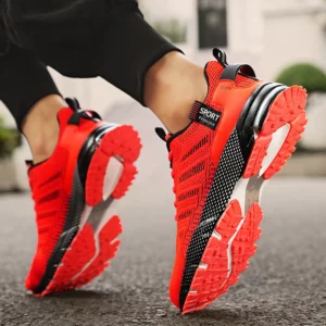 Men's Fashion Sneakers Breathable Comfortable Lightweight Walking Shoes Casual Sports Running Tennis Gym Training Shoes for Men - Image 4