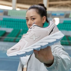 Xtep Running Shoes Non-Slip Soft Women's Sports Shoes Leather Upper Shock Absorption Female Sneakers For Women 879318110073 - Image 4