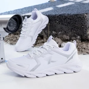 Xtep Running Shoes Non-Slip Soft Women's Sports Shoes Leather Upper Shock Absorption Female Sneakers For Women 879318110073 - Image 5