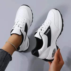 Hot Selling Women's Thick Sole Casual Sneakers Women Fashion Vulcanized Shoes Designer Trainers Platform Lace Up Walking Shoes - Image 6