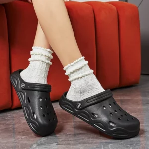 Summer Comfortable Clogs Slippers for Women Lightweight Anti Slip Beach Sandals Woman Fashion White EVA Waterproof Garden Shoes - Image 4