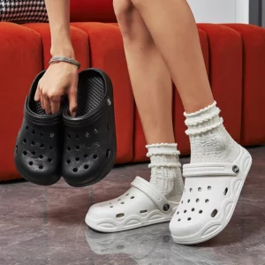 Summer Comfortable Clogs Slippers for Women Lightweight Anti Slip Beach Sandals Woman Fashion White EVA Waterproof Garden Shoes - Image 5