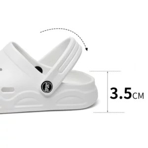 Summer Comfortable Clogs Slippers for Women Lightweight Anti Slip Beach Sandals Woman Fashion White EVA Waterproof Garden Shoes - Image 6