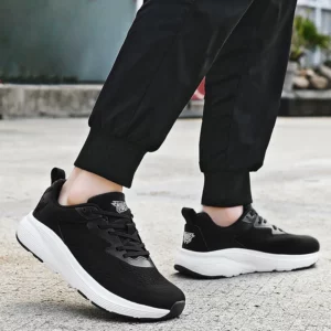 Men's breathable casual sneakers four season new soft sole outdoor racing running shoes students' lightweight speed sports shoes - Image 4