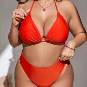 3 Pieces Bikinis 2026 High Waist Swimwear Female Large Plus Size Swimsuit Women Beach Wear Bathers Bathing Swimming Swim Suit - Image 3