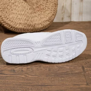 Pure White Nursing Shoes For Doctors Nurses Hospital Working Men Women Leather Sneakers Anti-skid Big Size 48 49 - Image 2