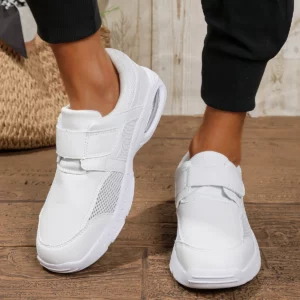 Pure White Nursing Shoes For Doctors Nurses Hospital Working Men Women Leather Sneakers Anti-skid Big Size 48 49 - Image 8
