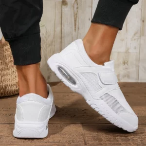 Pure White Nursing Shoes For Doctors Nurses Hospital Working Men Women Leather Sneakers Anti-skid Big Size 48 49 - Image 7