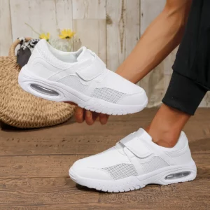 Pure White Nursing Shoes For Doctors Nurses Hospital Working Men Women Leather Sneakers Anti-skid Big Size 48 49 - Image 5