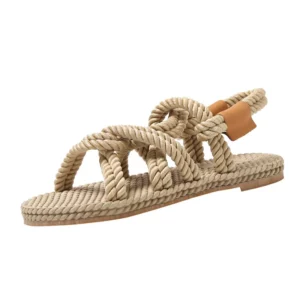2025 Ladies Shoes Open Toe Women's Sandals Fashion Slip-on Casual Summer New Plus Size Light Comfortable Concise Flat Sandals - Image 6