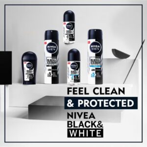 Nivea Pack Of 2 Black And White Invisible Original Antiperspirant Roll On 50ml - Image 3